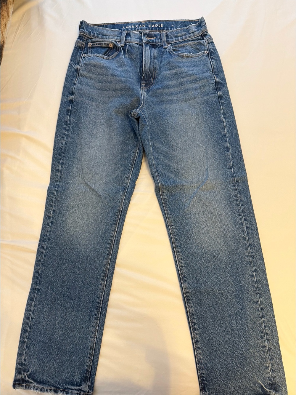 American Eagle Outfitters Men's Medium Blue Straight Jeans